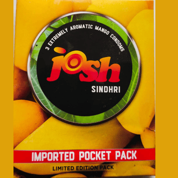 Josh Mango Flavor Condom Sindhari Aam Delight Pack of 3
