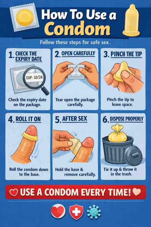 How to Use a Condom Benefits & Side Effects Explained