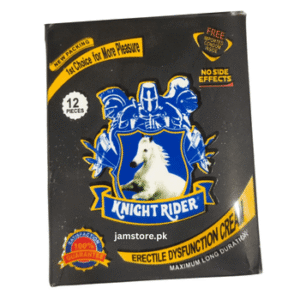 Knight Rider Black Extra Timing Condom Pack of 12